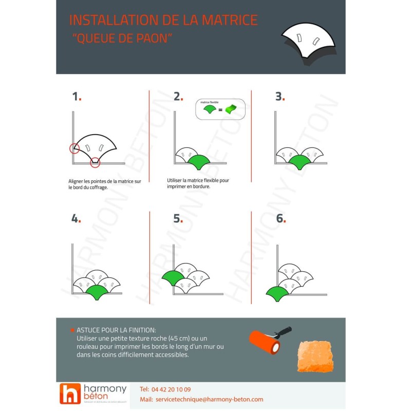 Matrice imitation Pavés parisiens