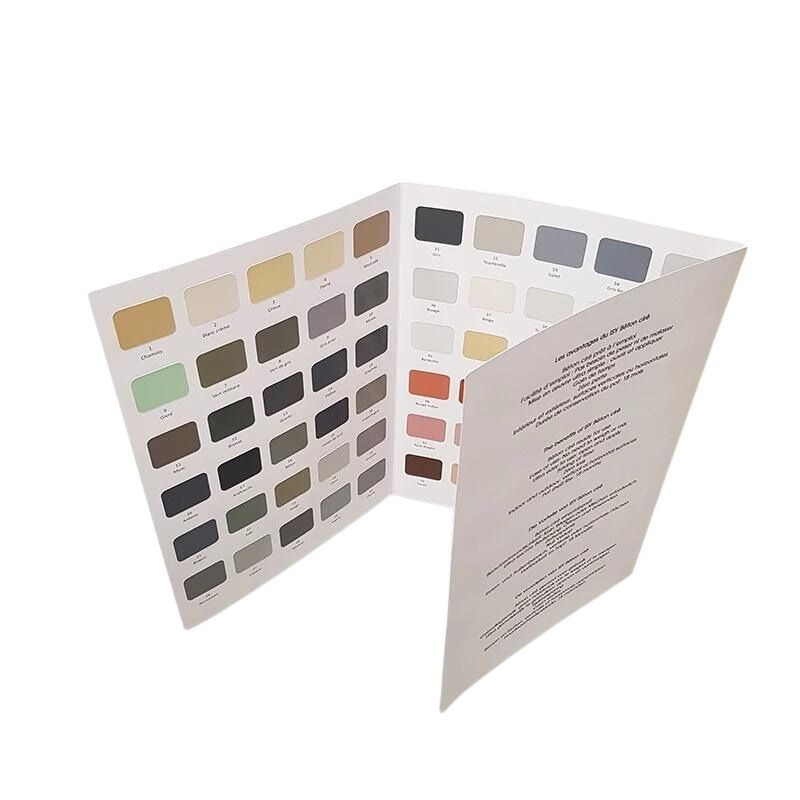 ISY Microtopping Color Chart