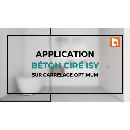 Kit ISY Béton ciré pour Sol ou Murs de Cuisine carrelés