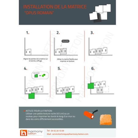 Matrice imitation Opus romain